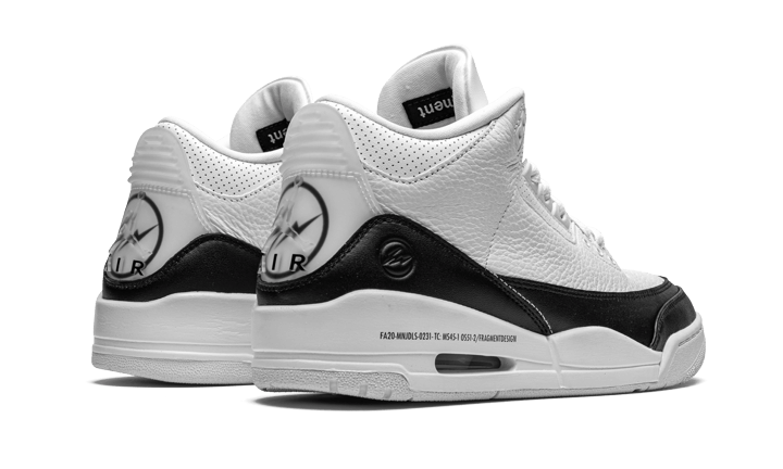 Air Jordan 3 Retro Fragment White Black – thesneakart